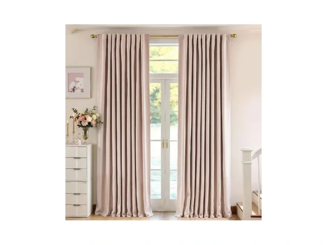 Pink Blackout Curtains 96 Inches Long Chenille… Code