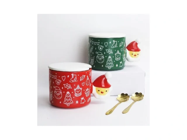 Christmas Ceramic Coffee Mugs Set Of 2 – Ceramic… Code