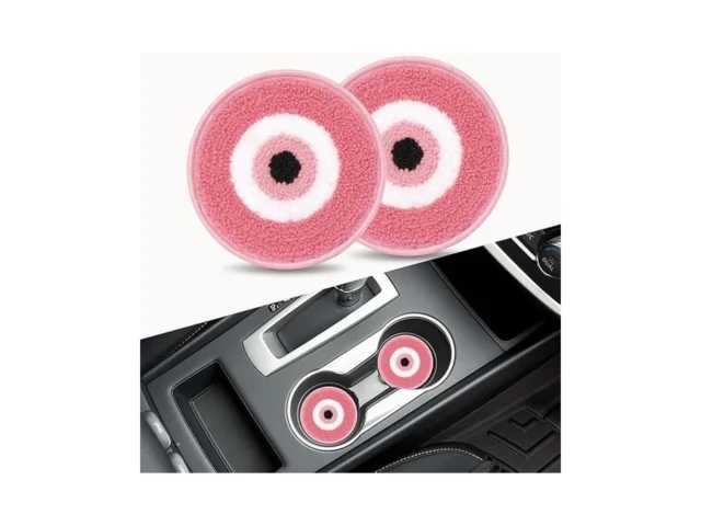 Rhuagyp Car Cup Holder Coaster 2-pack Drink… Coupon