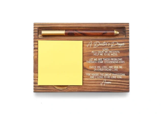 Doctor Prayer Sticky Note Holder Inspirational Gift…