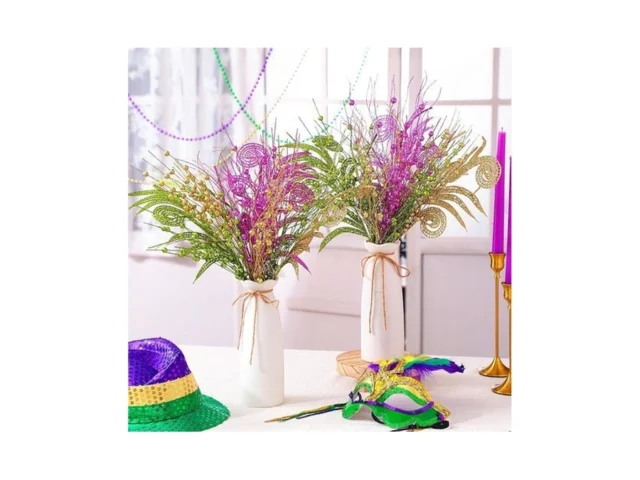 Yuefunny 2 Set Mardi Gras Decorations Mardi Gras… Code