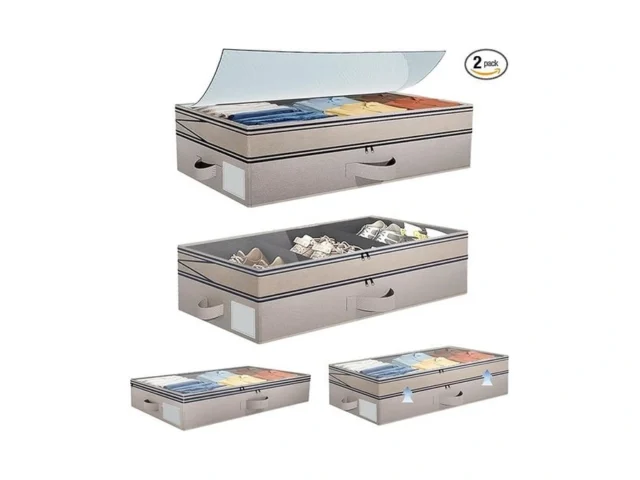 2 Pack Under Bed Organizer Storage – Adjustable… Code