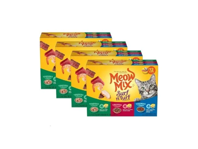 Meow Mix Tenders In Sauce Wet Cat Food Surf N Turf… Coupon