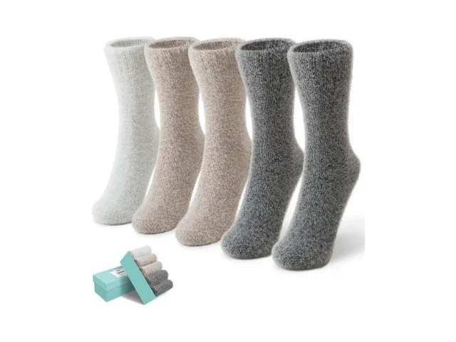 Sisosock 5 Pairs Fuzzy Soft Cozy Fluffy Socks For… Code