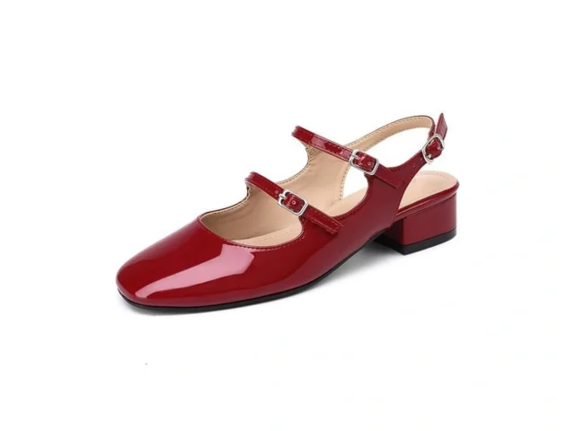 Newbella Women S Mary Jane Pumps Retro Chunky Low… Coupon