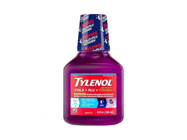 Tylenol Cold Flu Cough Night Liquid Medicine With… Coupon