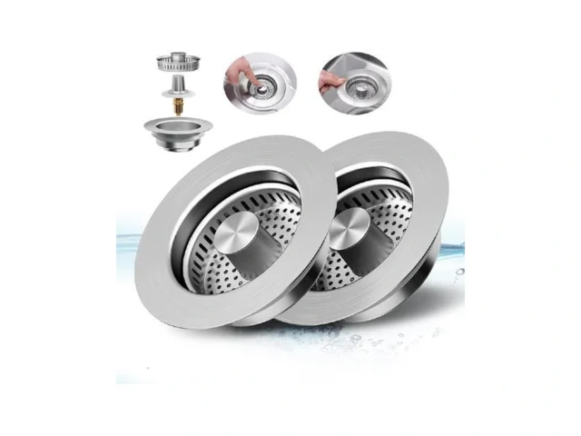 Yonisun 2pcs Upgraded 3 In 1 Kitchen Sink Drain… Code