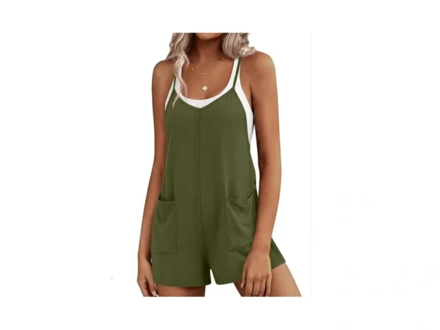 Ekouaer Rompers For Women Summer Casual Sleeveless… Code