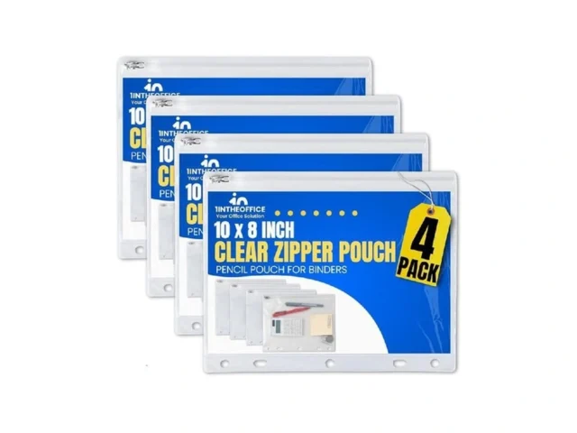 1intheoffice Pencil Pouch For 3 Ring Binder Binder… Coupon