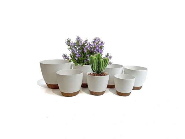Liffy Plant Pots 8 7 5 7 6 5 6 5 5 5 Inch Plastic… Code