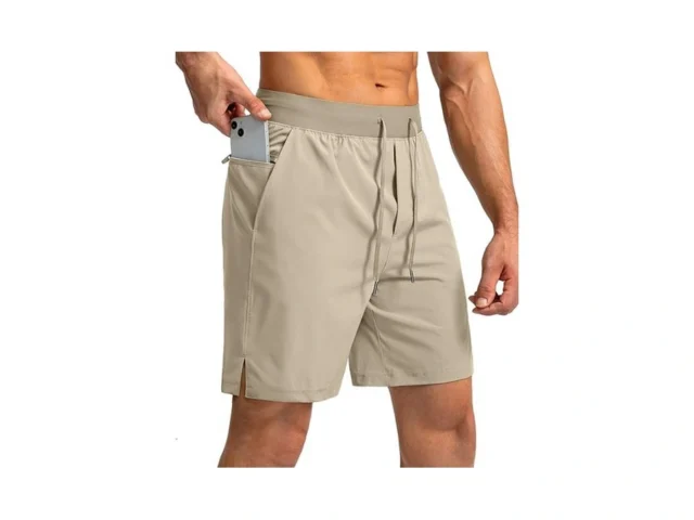 Men S Running Shorts With Zipper Pockets 7 Inch… Coupon