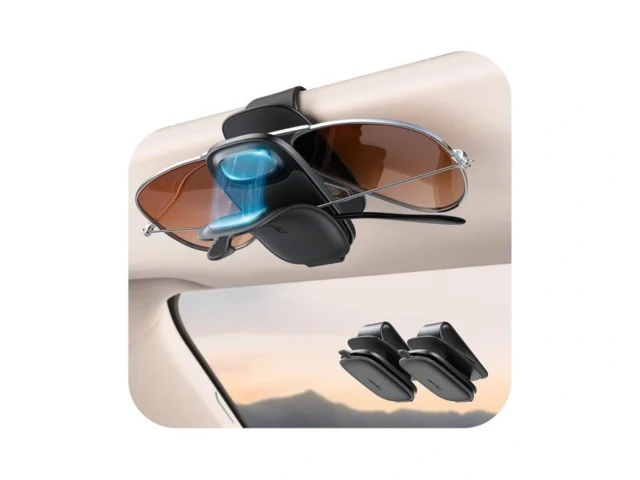 2 Pack Magnetic Sunglasses Holder For Car Visor One… Code