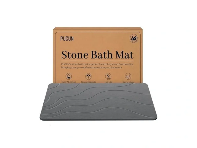 Pucun Stone Bath Mat Diatomaceous Earth Non-slip… Code