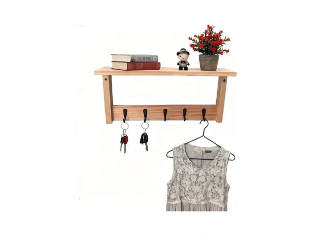 Richarrive Wall Shelf With Hooks Multi-purpose… Code