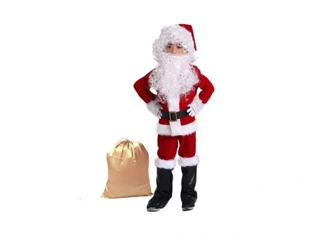 Takuvan Complete Christmas Boy S 10pcs Santa Suit… Code