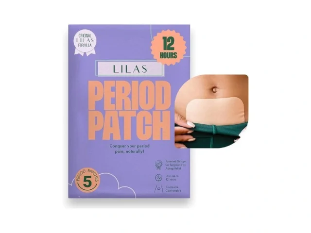 Lilas Period Cramps Pain Relief Patch 5 Pack… Code