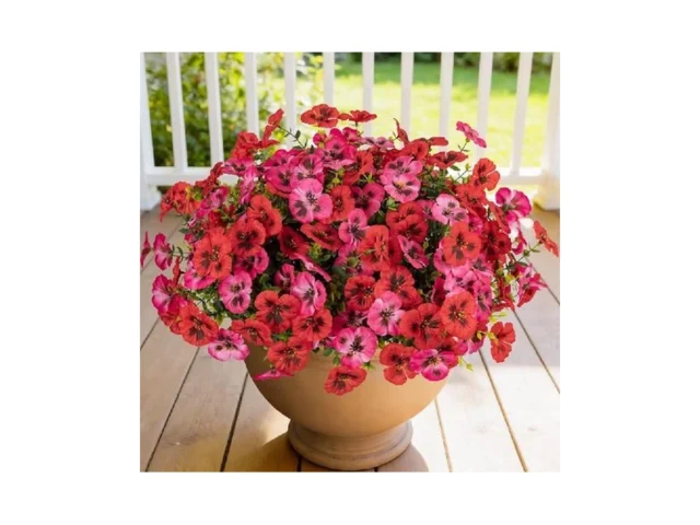 Stylenest 12 Piece Outdoor Artificial Flowers Fake… Code