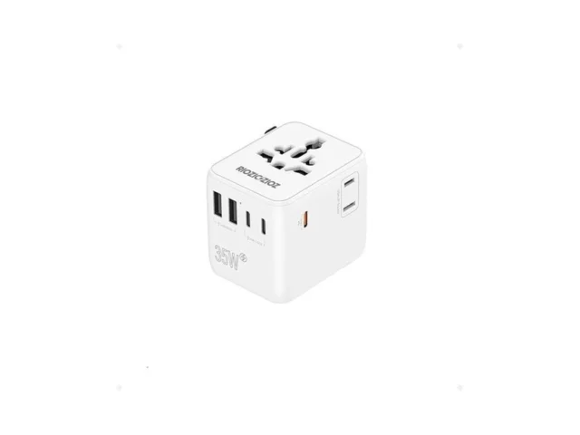 Rioziozioz 35w Universal Travel Plug Adapter 7-port… Code