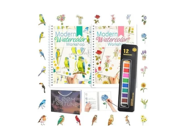 Apolyone Watercolor Workbooks- 2 Pack Beginner… Coupon