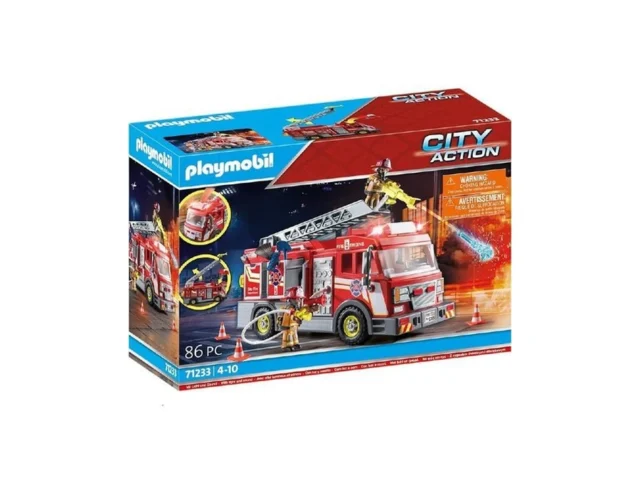 Playmobil Fire Truck With Accessories And 2 Figures Coupon