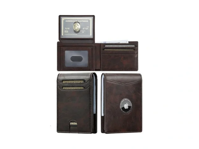 Furid Air Tag Wallet Men Wallet With Airtag Holder… Code
