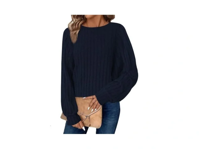 Bosmeer Long Sleeve Shirts For Women Batwing… Code