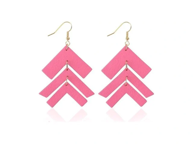 Genuine Leather Earrings For Women Dangle Earrings… Code