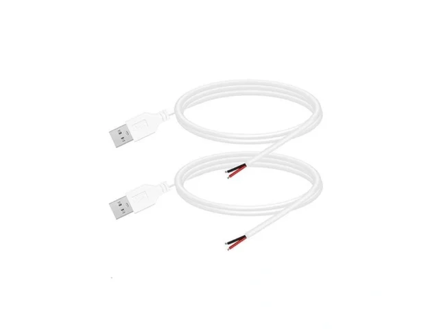 24awg Usb 2 0 Male 2 Pin Bare Wire Pigtail Cable 5v… Code