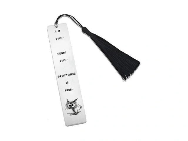 Feihuaer Funny Bookmark For Women Men Stainless… Code