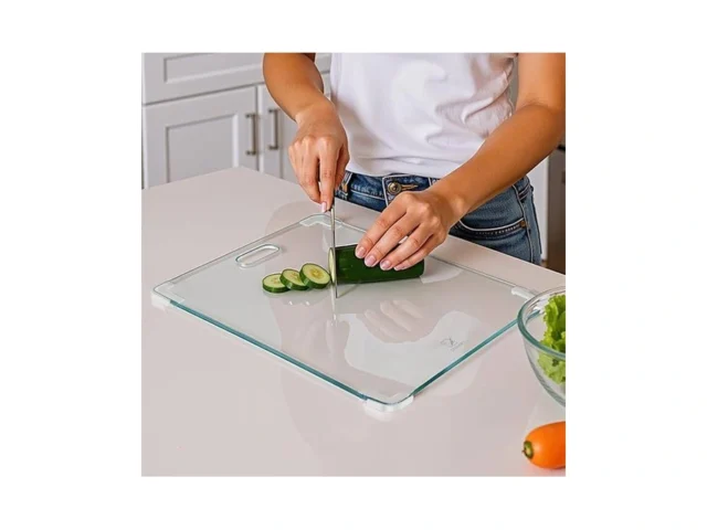 Tempered Glass Cutting Board Set Large 12×16 Glass… Code