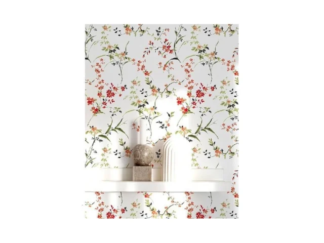 Homkihapai Floral Peel And Stick Wallpaper – Self… Code