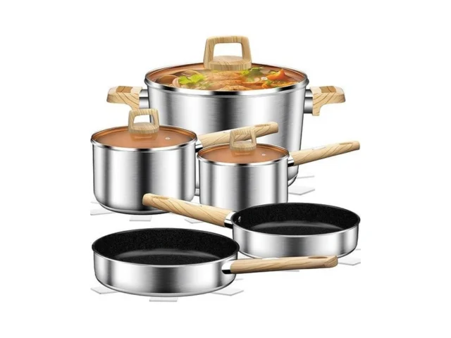 Dutzun Stainless Steel Cookware Set 13pcs Pots And… Code
