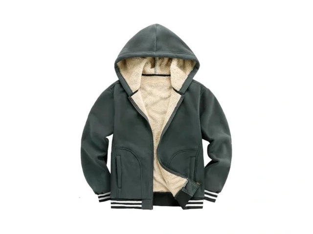 Kissonic Men S Polar Fleece Jacket Sherpa Lined Zip… Code