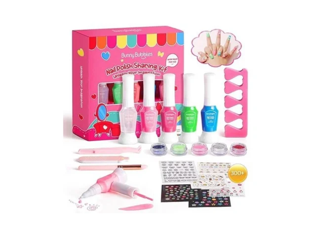 Kids Nail Polish Kit For Girls Gifts Nails Makeup… Code