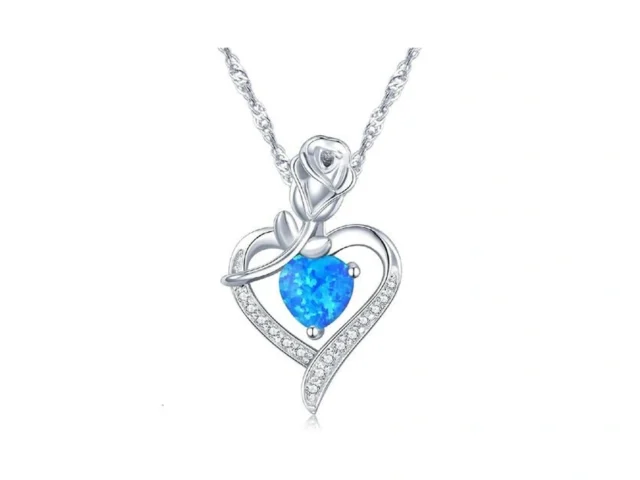 Cinily Necklaces For Women Heart Pendant Necklace… Coupon