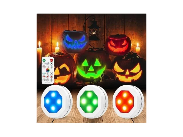 Litake Halloween Jack-o-lantern Lights Dimmable… Code