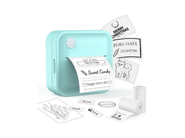 Label Maker Machine With Tape – Inkless Mini… Code
