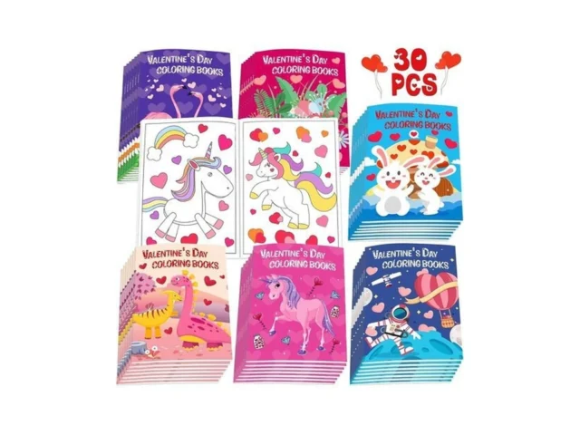 Lionoble 30pcs Valentines Day Coloring Books For… Code