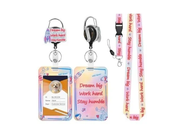 Jroyjoy Id Badge Holder With Lanyard Heavy-duty… Code