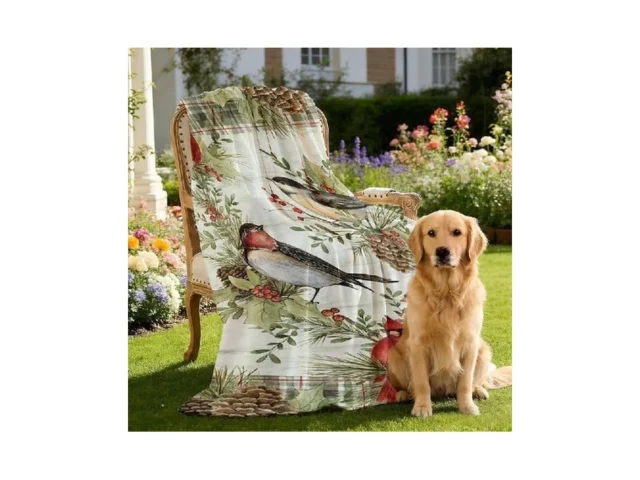 Sofevaim Cardinal Blanket Spring Throw Blanket… Code