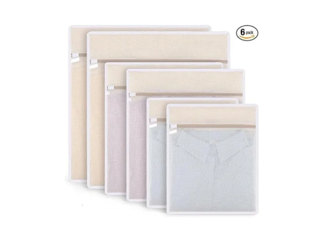 Dntorx 6pcs Durable Cotton Mesh Laundry Bags For… Code