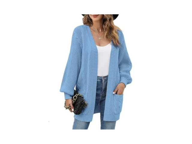 Qiansiqianbo Women S Cable Knit Cardigan Sweaters… Code