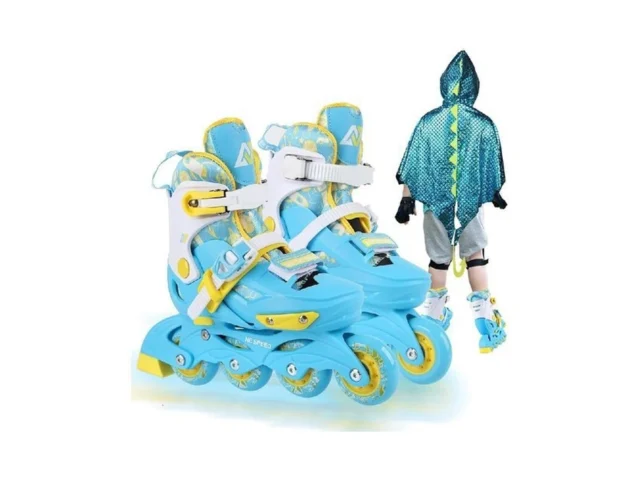 Vezlopus Inline Skates With Dragon-wings-cloak Blue… Code