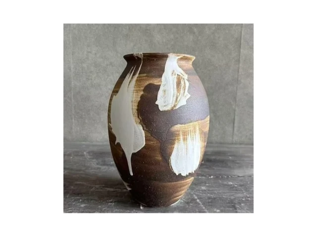 Rustic Ceramic Vase Large Farmhouse Style… Code