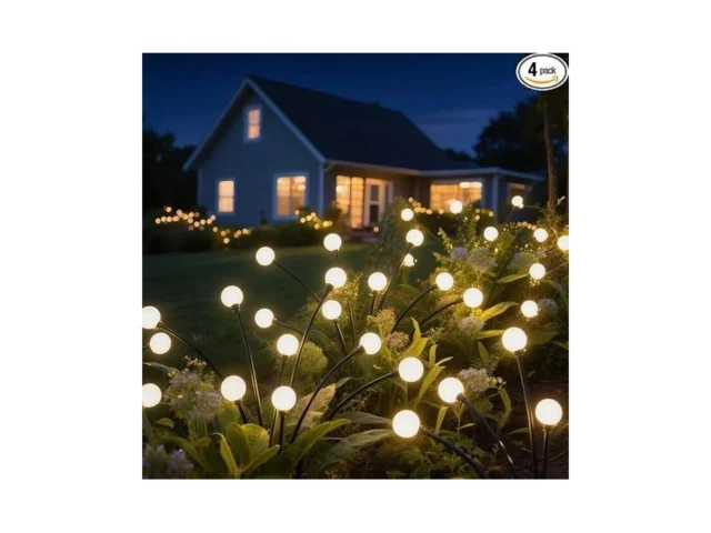4 Packs Solar Garden Lights Outdoor Waterproof 32… Code