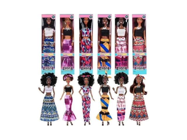 Dollbie 6 Pack African American Fashion Dolls Set… Code