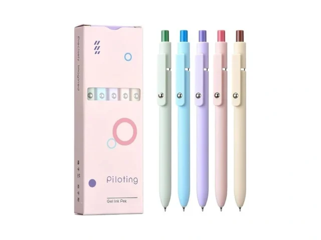 5pcs Pens Quick Dry Black Ink Pens Fine Point… Code