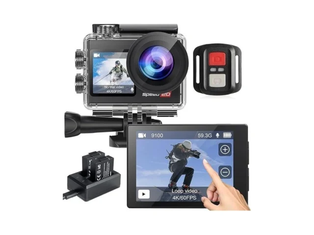 Hiicam Action Camera 4k 60fps With Touch Screen… Code