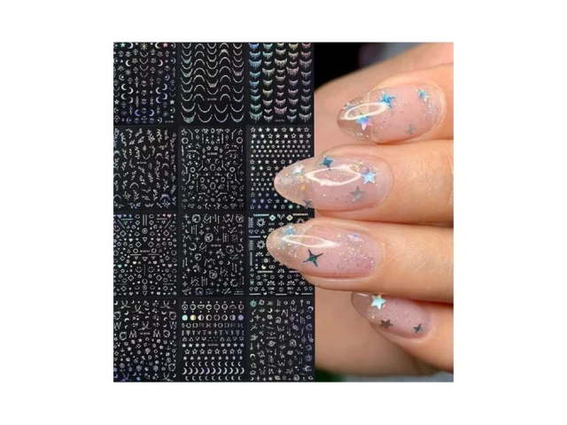 Glitter Nail Art Stickers 3d Self-adhesive Nail… Code