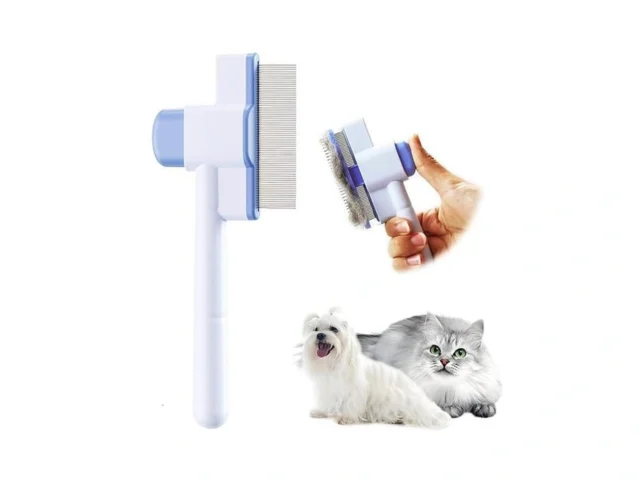 Cat Comb Flea Comb Pet Self Cleaning Upgraded Cat… Code